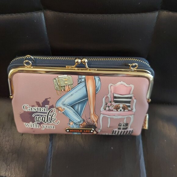 Nicole Lee Handbags - Nicole Lee Wallet and Coin Purse Crossbody